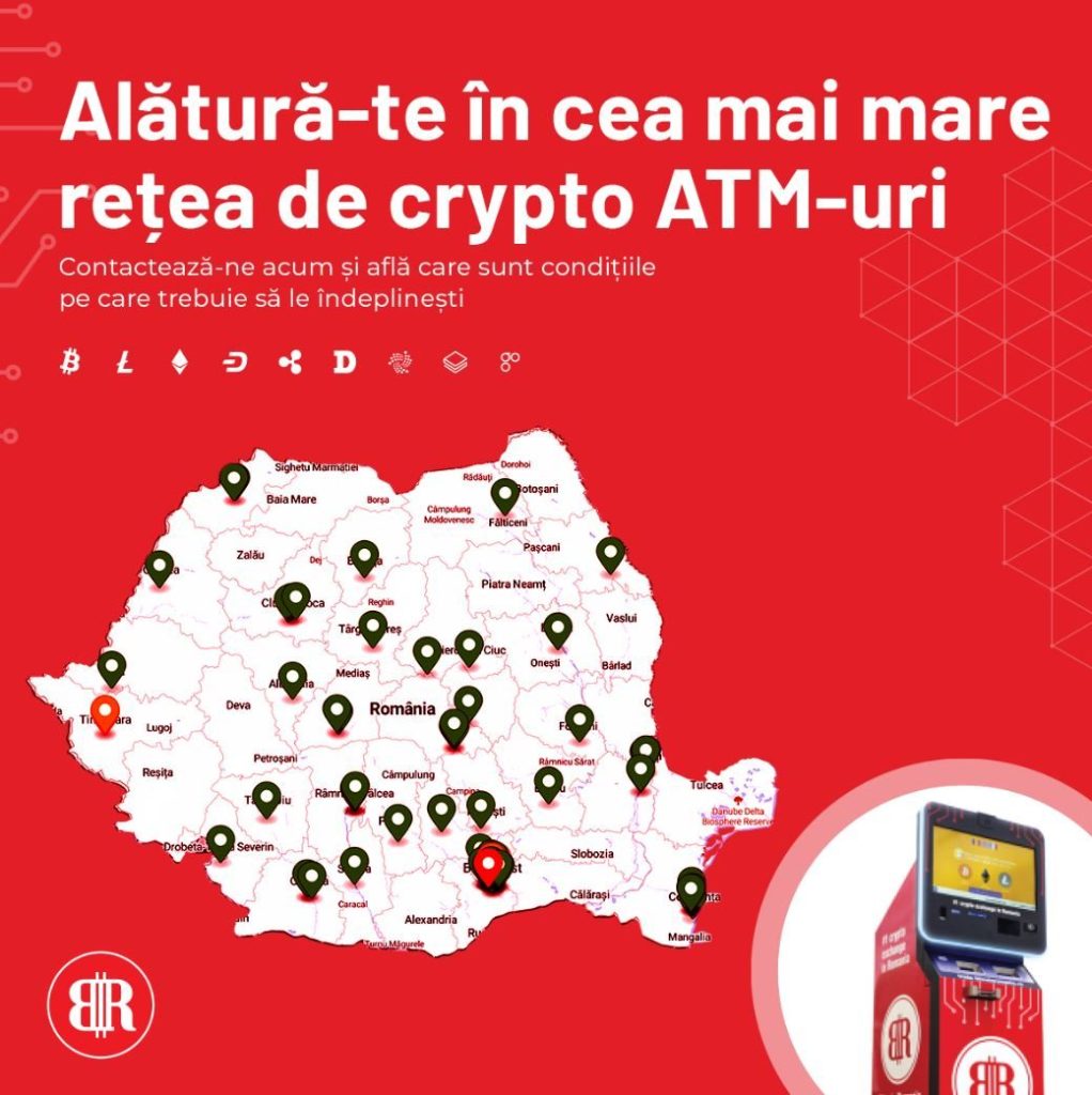 bitcoin romania, crypto ATM Bitcoin